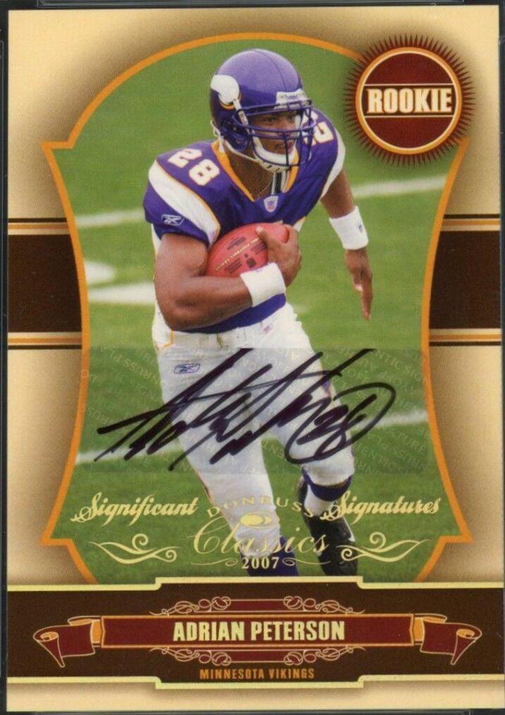 Adrian Peterson [Significant Signatures Gold] #159