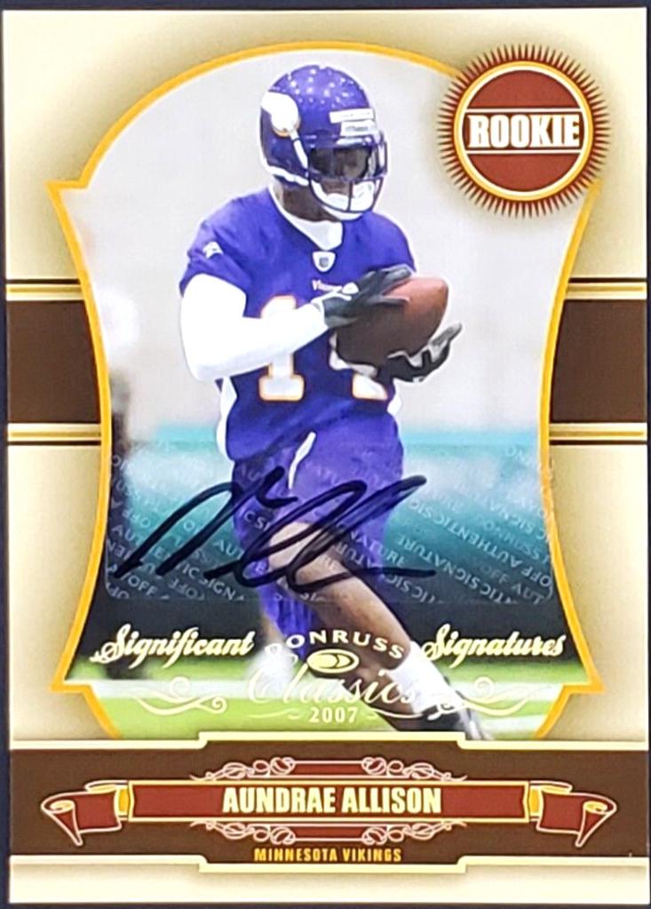 Aundrae Allison [Significant Signatures Gold] #190