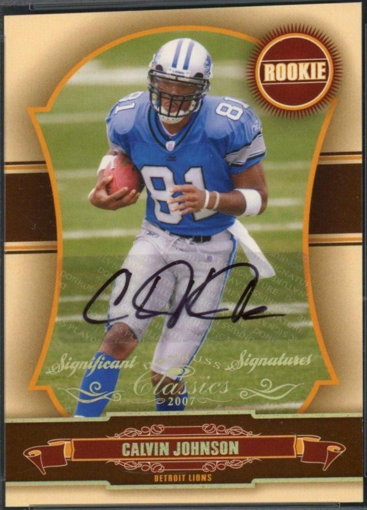Calvin Johnson [Significant Signatures Gold] #172