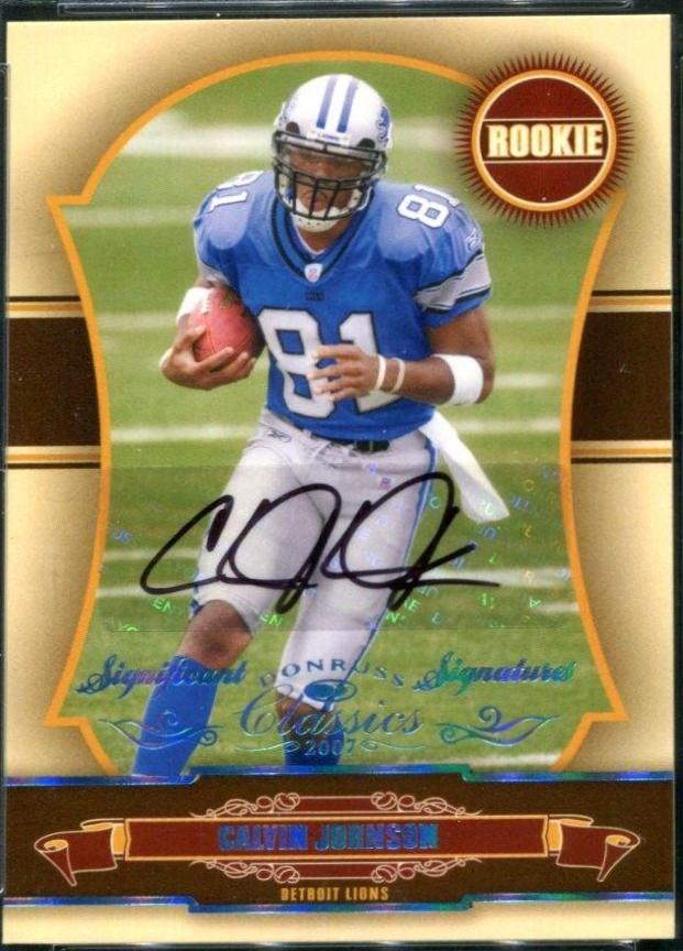 Calvin Johnson [Significant Signatures Platinum] #172
