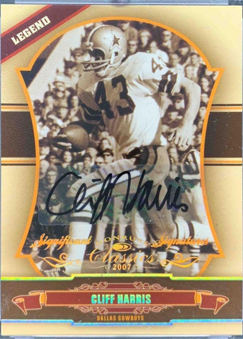 Cliff Harris [Significant Signatures Gold] #110