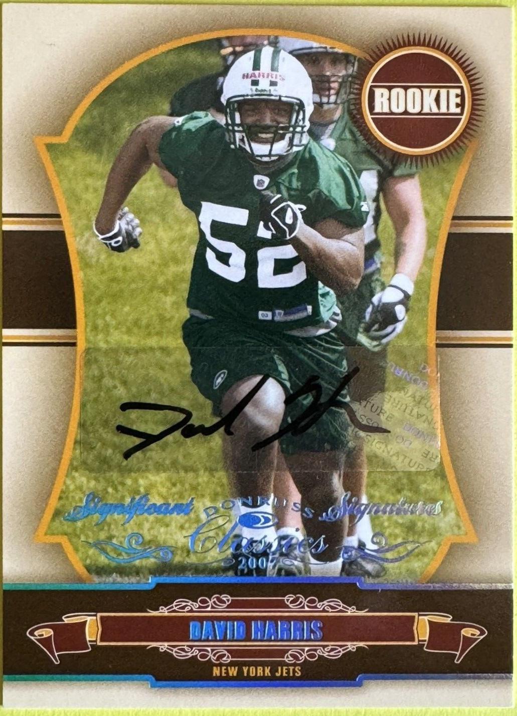 David Harris [Significant Signatures Platinum] #207
