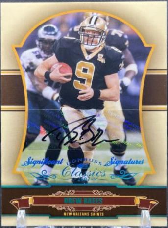 Drew Brees [Significant Signatures Platinum] #62