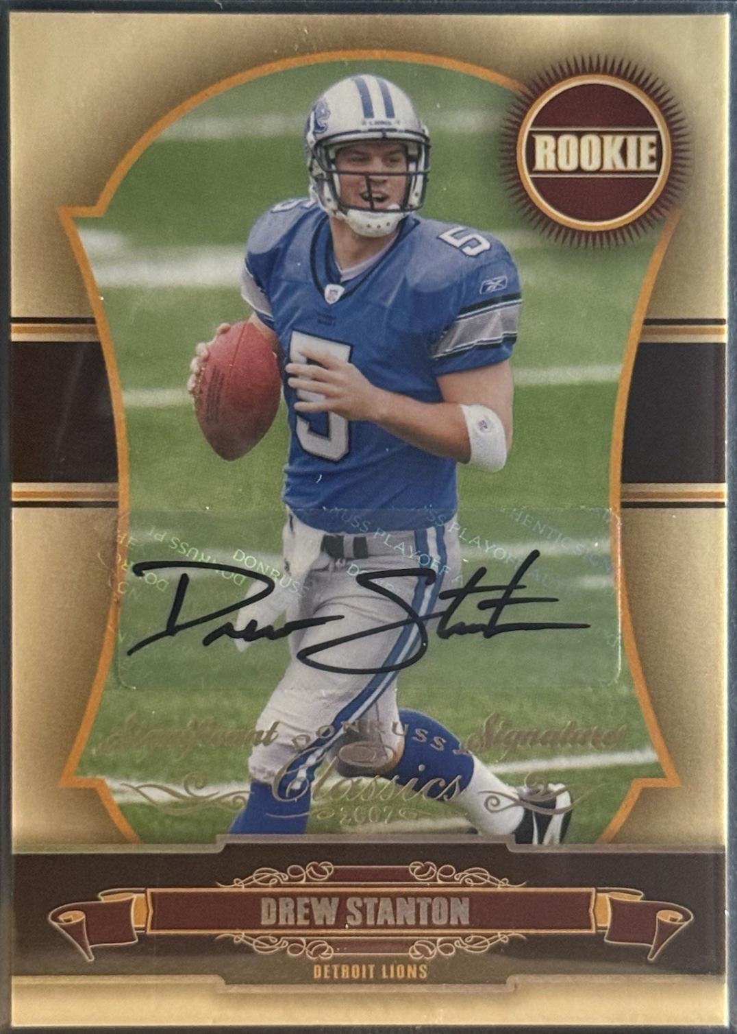 Drew Stanton [Significant Signatures Gold] #155
