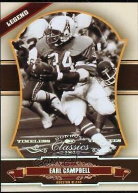 Earl Campbell [Timeless Tributes Silver] #116