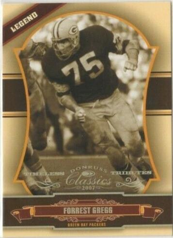Forrest Gregg [Timeless Tributes Gold] #117