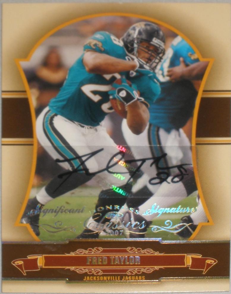 Fred Taylor [Significant Signatures Gold] #47