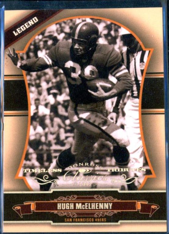 Hugh McElhenny [Timeless Tributes Gold] #123