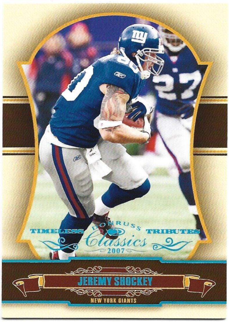 Jeremy Shockey [Timeless Tributes Platinum] #66