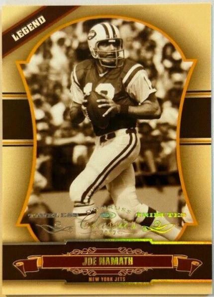 Joe Namath [Timeless Tributes Gold] #129