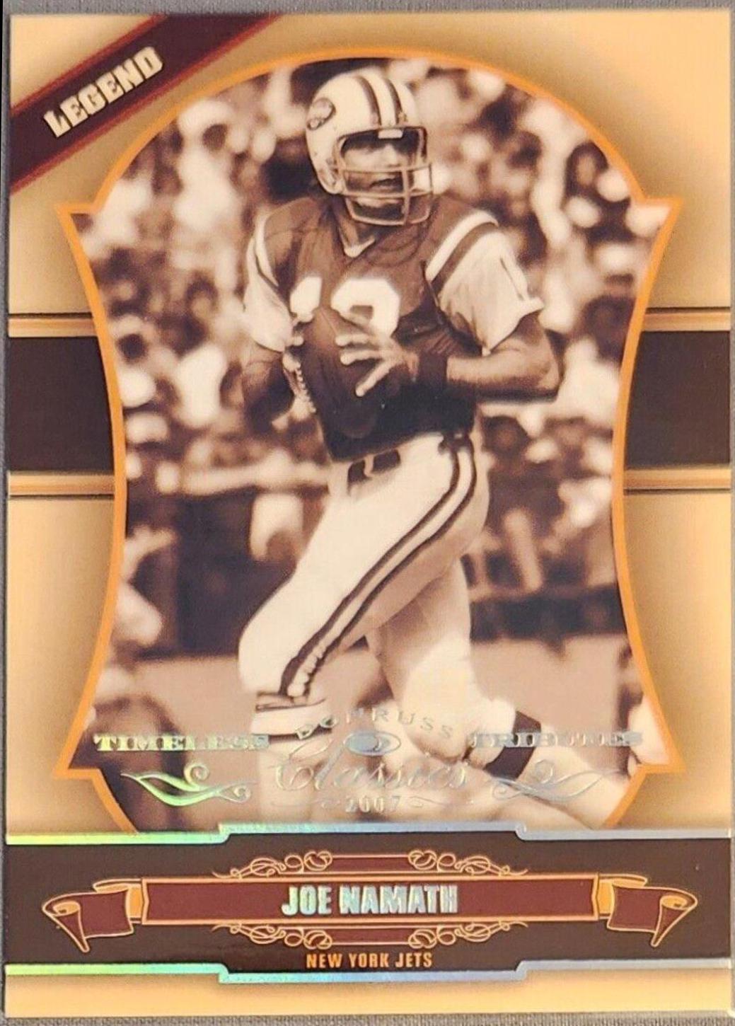 Joe Namath [Timeless Tributes Silver] #129