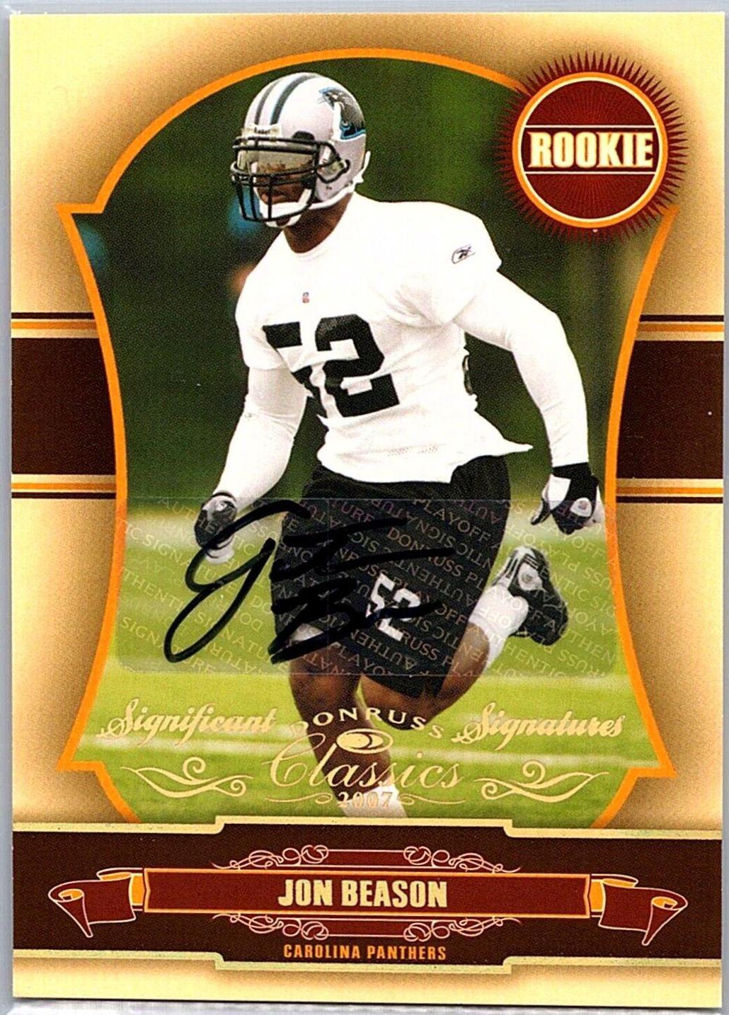 Jon Beason [Significant Signatures Gold] #209