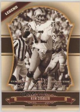 Ken Stabler [Timeless Tributes Bronze] #134