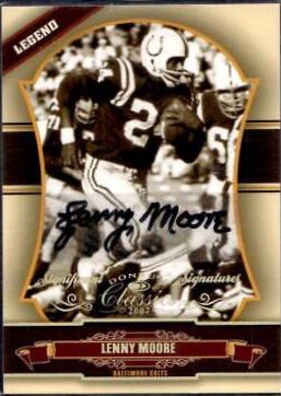 Lenny Moore [Significant Signatures Gold] #135