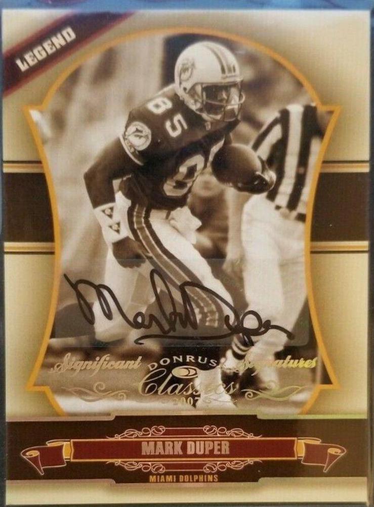 Mark Duper [Significant Signatures Gold] #137