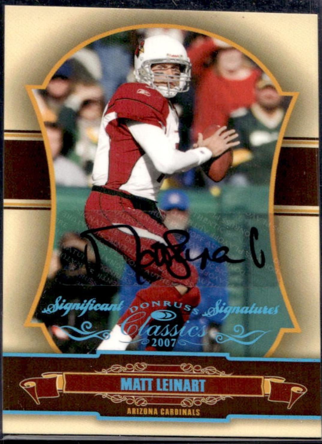 Matt Leinart [Significant Signatures Platinum] #4