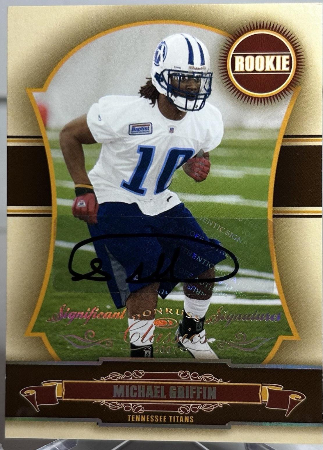 Michael Griffin [Significant Signatures Gold] #217