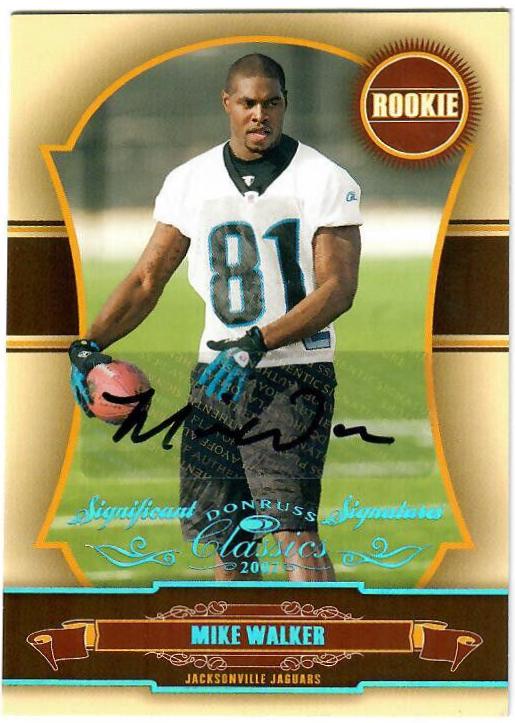 Mike Sims Walker [Significant Signatures Platinum] #186
