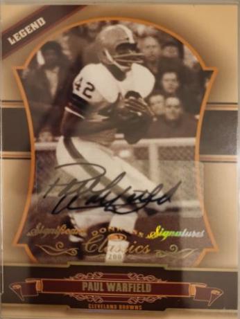 Paul Warfield [Significant Signatures Gold] #139