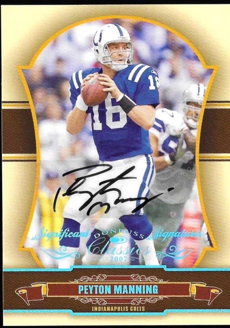 Peyton Manning [Significant Signatures Platinum] #44