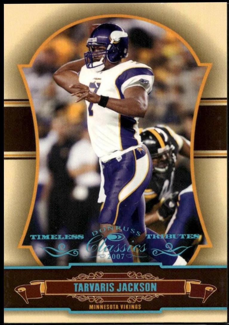 Tarvaris Jackson [Timeless Tributes Platinum] #56