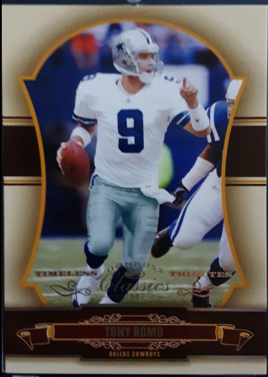 Tony Romo [Timeless Tributes Gold] #29