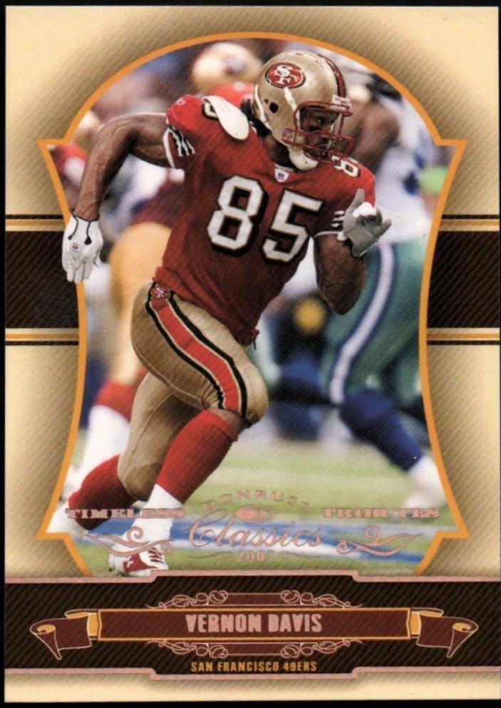 Vernon Davis [Timeless Tributes Bronze] #85