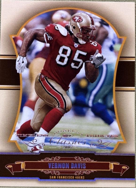 Vernon Davis [Timeless Tributes Silver] #85
