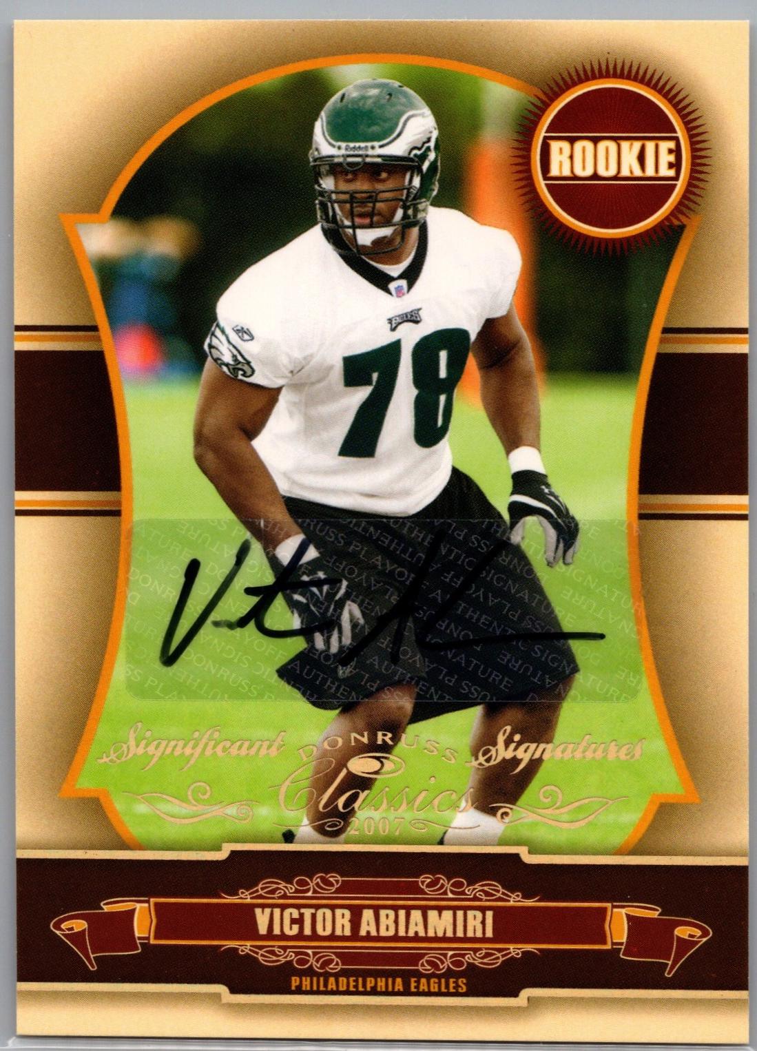 Victor Abiamiri [Significant Signatures Gold] #205