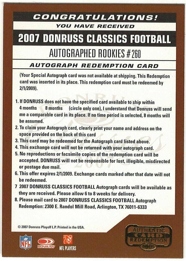Zak DeOssie [Autograph] #260