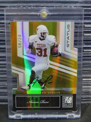 Aaron Ross [Status Gold Autograph] #102