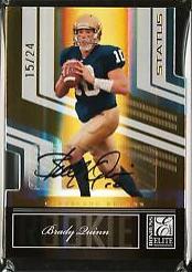 Brady Quinn [Status Gold Autograph] #113