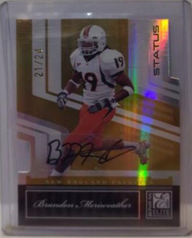 Brandon Meriweather [Status Gold Autograph] #115