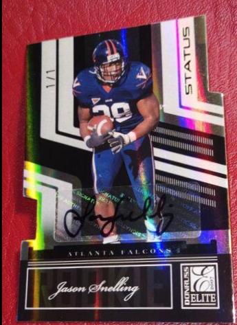 Jason Snelling [Status Gold Autograph] #153