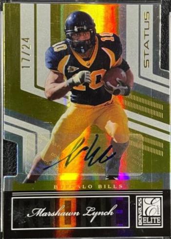 Marshawn Lynch [Status Gold Autograph] #172