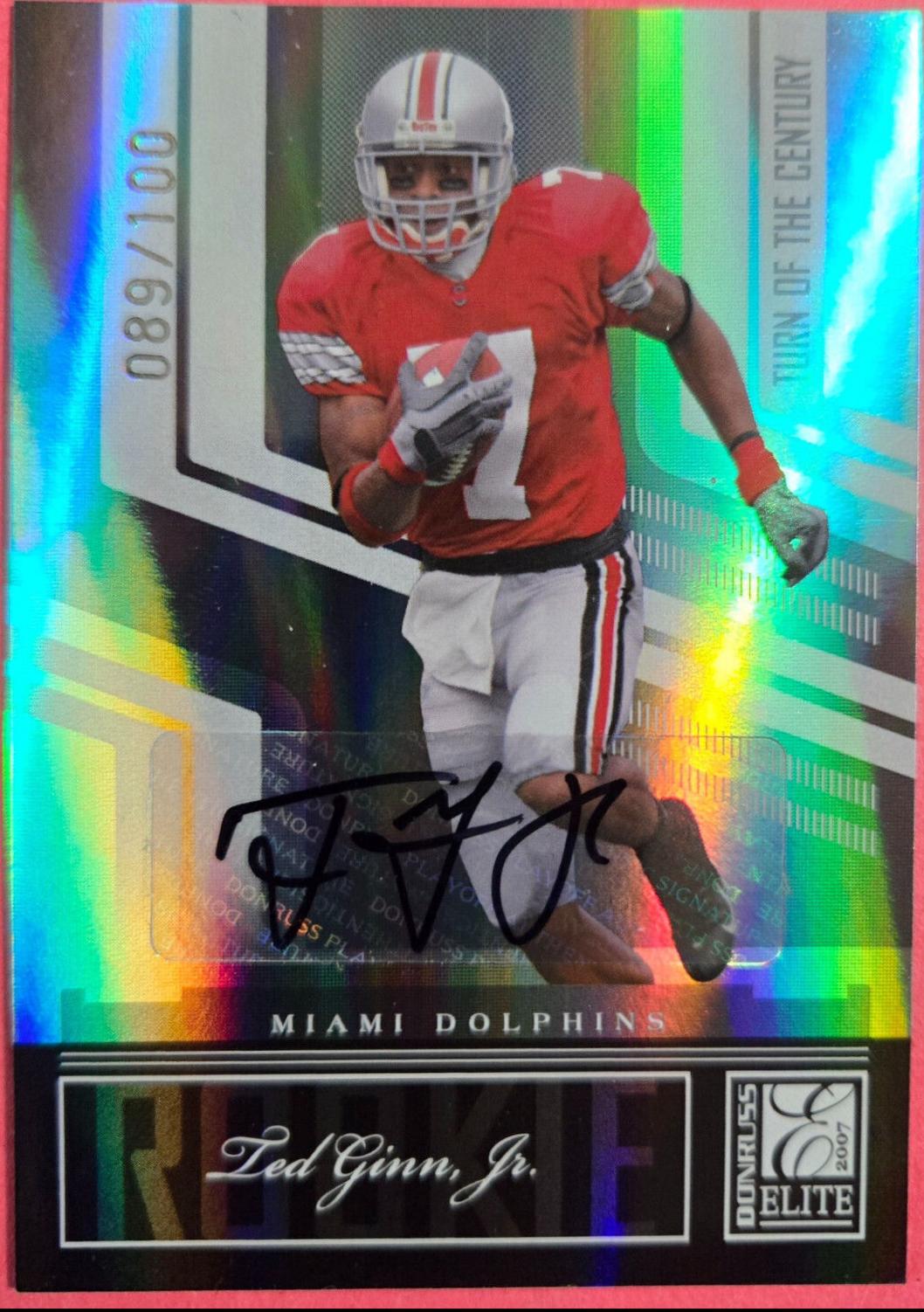 Ted Ginn Jr. [Turn of the Century Autograph] #192