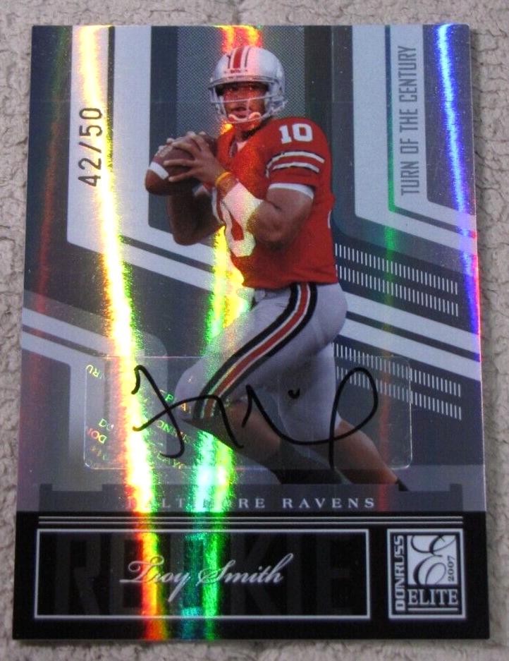Troy Smith [Turn of the Century Autograph] #195
