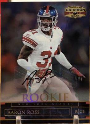 Aaron Ross [Autograph Gold Holofoil] #102