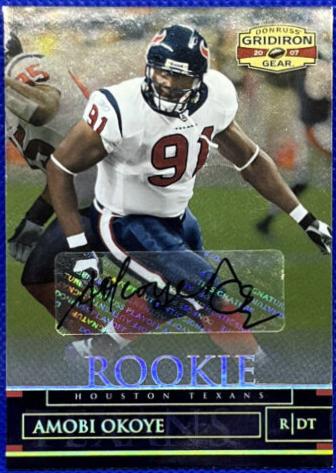 Amobi Okoye [Autograph Gold Holofoil] #108