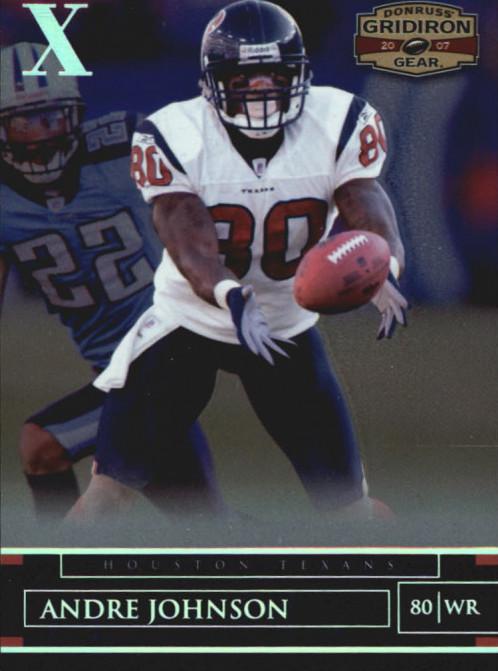 Andre Johnson [Silver Holofoil X's] #77