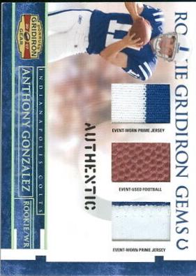 Anthony Gonzalez [Rookie Jersey Trios Prime] #208