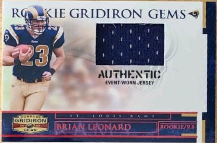 Brian Leonard [Rookie Jersey Prime] #217