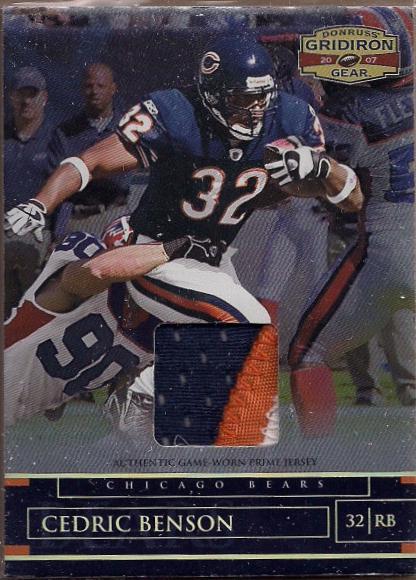 Cedric Benson [Jersey Prime] #15