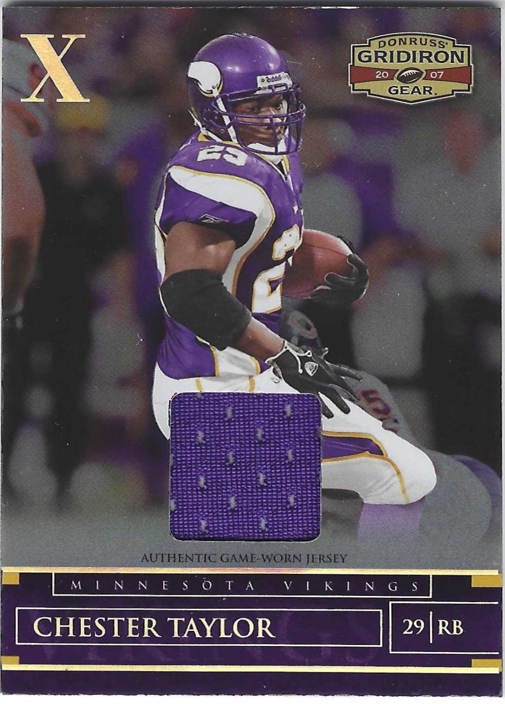 Chester Taylor [Jersey X's] #24