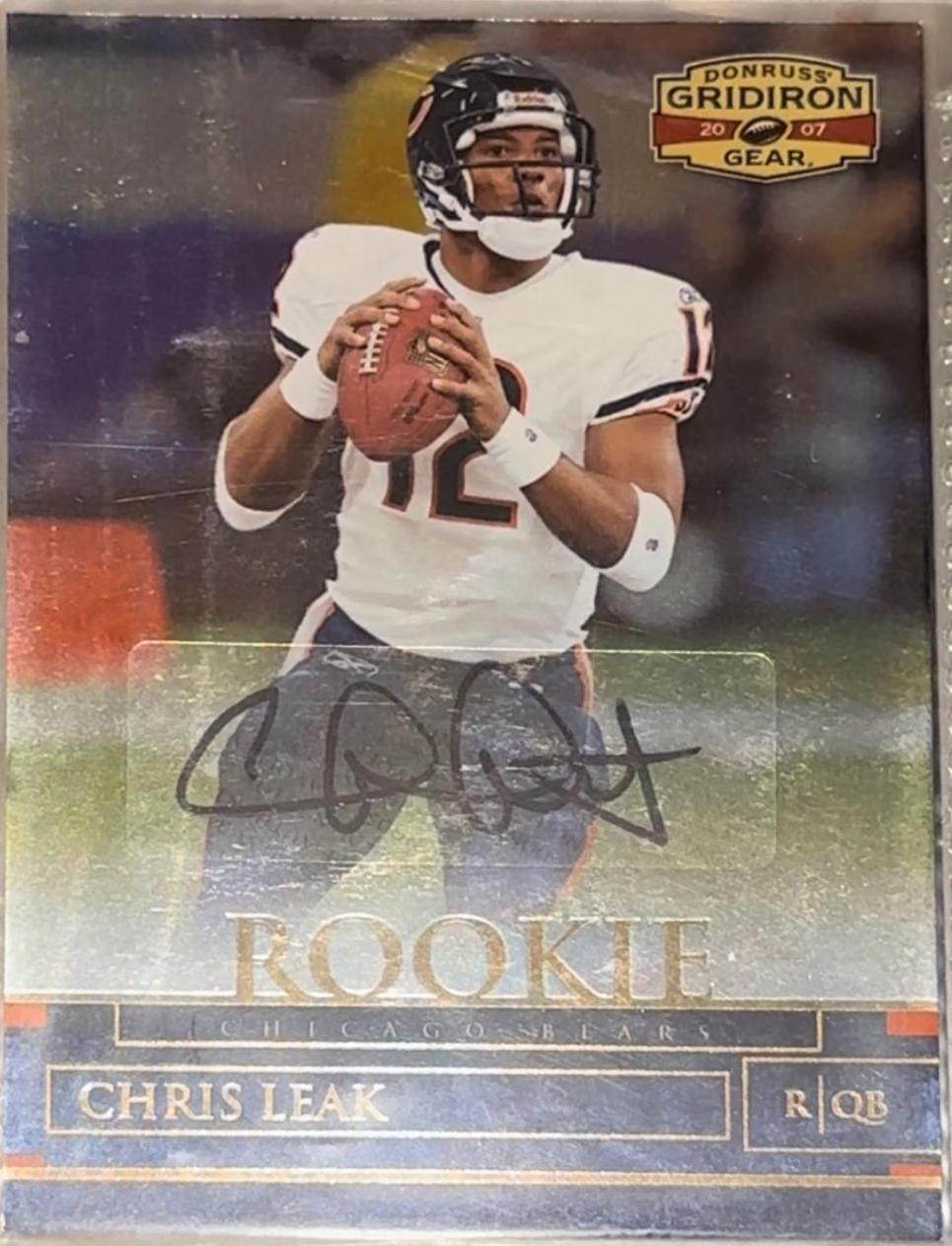 Chris Leak [Autograph Gold Holofoil] #118