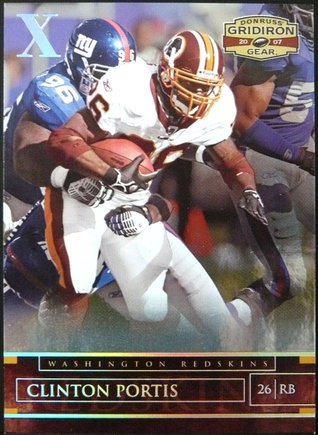 Clinton Portis [Silver Holofoil X's] #12