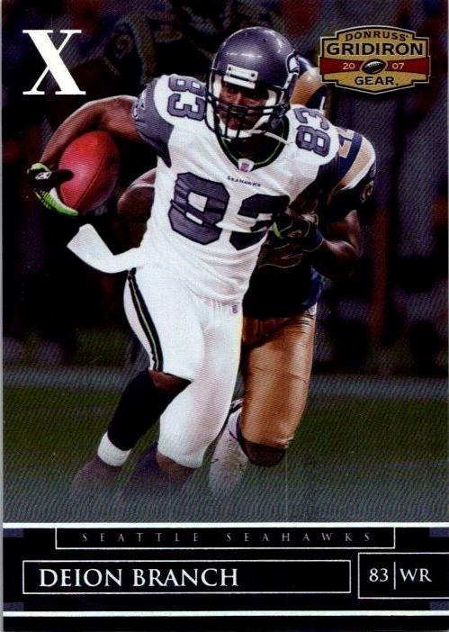 Deion Branch [Silver Holofoil X's] #50