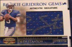 Drew Stanton [Rookie Jersey Prime Autograph] #230