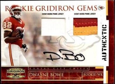 Dwayne Bowe [Rookie Jersey Combos Prime Autograph] #207