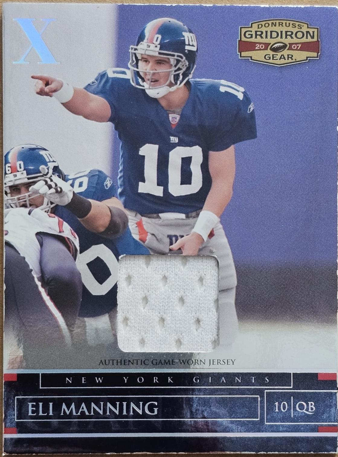 Eli Manning [Jersey X's] #4